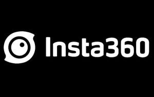 Logo for Insta360. White text on black background.